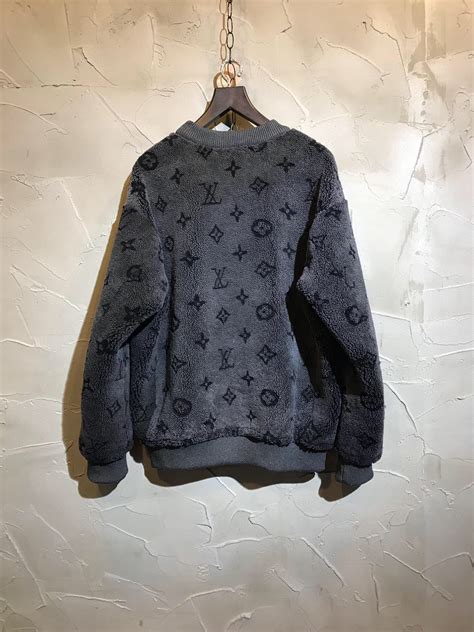 grey louis vuitton jacket|Louis Vuitton sherpa jacket.